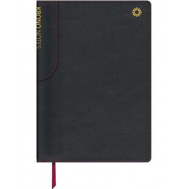 Krono-muistikirja, musta | Rauman Konttoripalvelu Oy