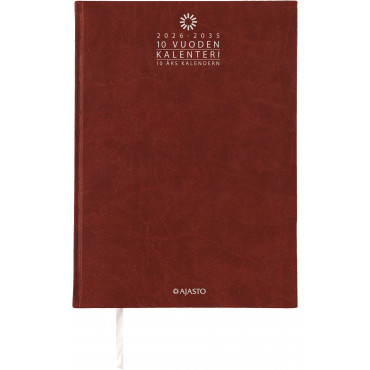 10 vuoden kalenteri/10 årskalendern, kupari | Rauman Konttoripalvelu Oy