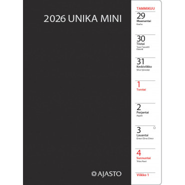 Unika mini, musta | Rauman Konttoripalvelu Oy