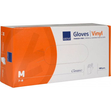 Abena Classic vinyylikäsine M läpikuultava (100) | Rauman Konttoripalvelu Oy