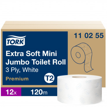 Tork Extra Soft Mini Jumbo WC-paperi T2 (12) | Rauman Konttoripalvelu Oy