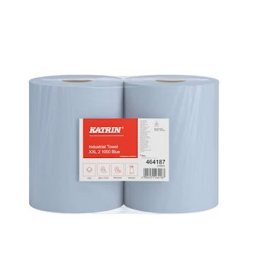Katrin teollisuuspyyhe XXL 2-krs laminoitu sininen 360 m (2 kpl) 464187 | Rauman Konttoripalvelu Oy