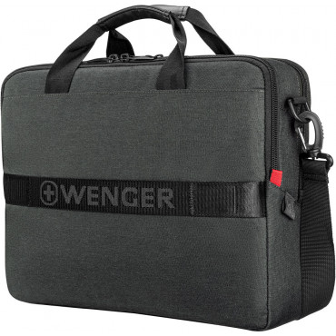 Wenger MX ECO Brief 16″ laukku t.harmaa | Rauman Konttoripalvelu Oy