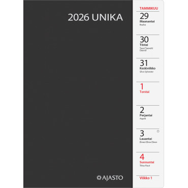 Unika, musta | Rauman Konttoripalvelu Oy