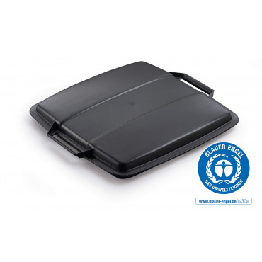 Durabin® 90 L jätesäiliön kansi musta | Rauman Konttoripalvelu Oy