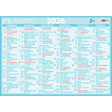 Suuri seinäalmanakka | Rauman Konttoripalvelu Oy