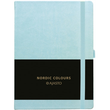 Planner-muistikirja, aqua | Rauman Konttoripalvelu Oy