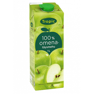 Tropic 100 % Omenatäysmehu 1 L | Rauman Konttoripalvelu Oy
