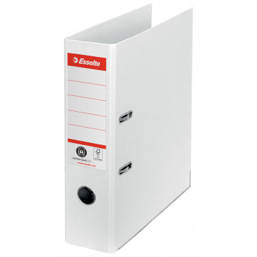Esselte mappi No.1 A4/75 mm 100 % kierrätetty kartonki valkoinen | Rauman Konttoripalvelu Oy