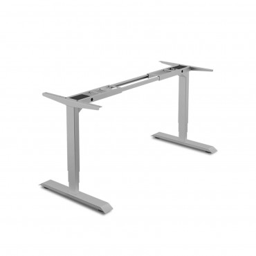 TC RS3 2-jalkainen sähköpöydänrunko - harmaa | Rauman Konttoripalvelu Oy