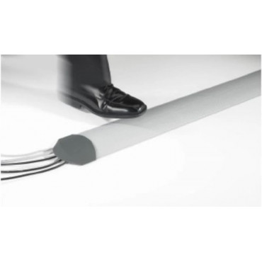 Lattialista kuminen vaaleanharmaa 15 cm / 3 metriä | Rauman Konttoripalvelu Oy