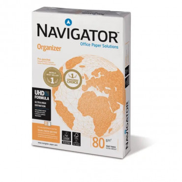 Navigator Organizer  80 g A4 2H reiät kopiopaperi | Rauman Konttoripalvelu Oy