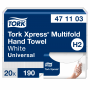 Tork Xpress® Multifold -käsipyyhkeet luonnonvalkoinen H2 | Rauman Konttoripalvelu Oy