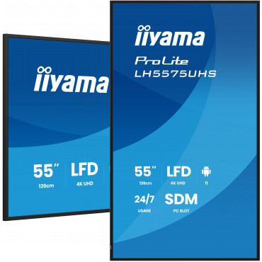 iiyama Prolite LH5575UHS 55″ 24/7 näyttö | Rauman Konttoripalvelu Oy