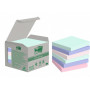 Post-it 654 ekoviestilappu värilajitelma 76 x 76 mm (6) | Rauman Konttoripalvelu Oy