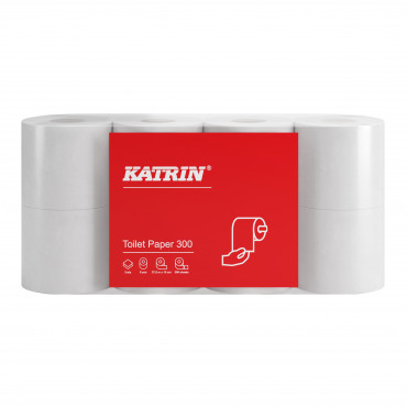 Katrin wc-paperi 300 arkkia 2-krs valkoinen 96060 | Rauman Konttoripalvelu Oy