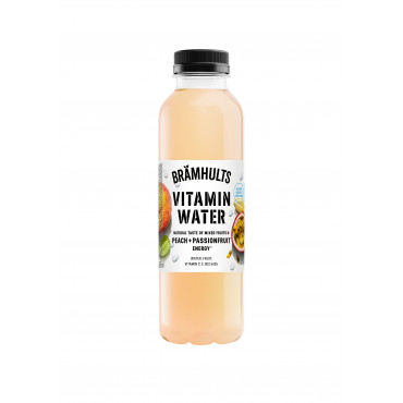Brämhults Vitamin Water Persikka-Passiohedelmä 0,5 L | Rauman Konttoripalvelu Oy