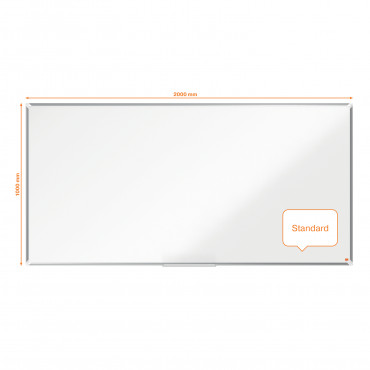 Nobo Premium Plus valkotaulu 200 x 100 cm emali | Rauman Konttoripalvelu Oy