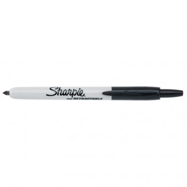 Sharpie huopakynä mekanismilla RT F musta | Rauman Konttoripalvelu Oy