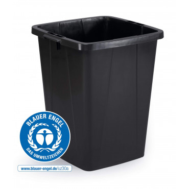 Durabin® ECO jätesäiliö 90 L musta | Rauman Konttoripalvelu Oy