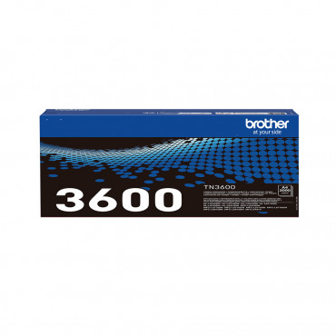 Brother TN-3600 musta laservärikasetti | Rauman Konttoripalvelu Oy