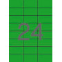 Apli tulostusetiketti 70 x 37 mm vihreä | Rauman Konttoripalvelu Oy