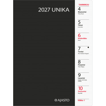 Unika, musta | Rauman Konttoripalvelu Oy
