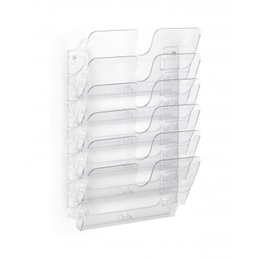 Durable Flexi Plus A4/6 seinäesiteteline kirkas vaaka | Rauman Konttoripalvelu Oy