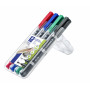 Staedtler Lumocolor 348 DUO huopakynä 4-v sarja 0.6 mm/1.5 mm | Rauman Konttoripalvelu Oy