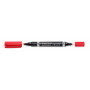 Staedtler Lumocolor 348 DUO huopakynä punainen 0,6 mm/1,5 mm | Rauman Konttoripalvelu Oy