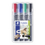 Staedtler Lumocolor 350 huopakynä 4-v sarja 2-5 mm viisto | Rauman Konttoripalvelu Oy