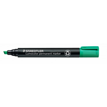Staedtler Lumocolor 350 huopakynä vihreä 2-5 mm viisto | Rauman Konttoripalvelu Oy