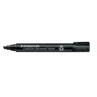 Staedtler Lumocolor 350 huopakynä musta 2-5 mm viisto | Rauman Konttoripalvelu Oy