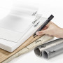 Staedtler Lumocolor 350 huopakynä musta 2-5 mm viisto | Rauman Konttoripalvelu Oy