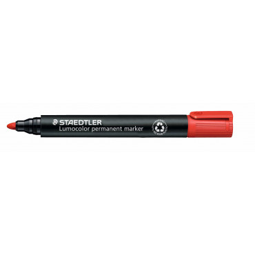 Staedtler Lumocolor 352 huopakynä punainen 2 mm pyöreä | Rauman Konttoripalvelu Oy