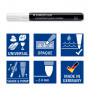 Staedtler Lumocolor 349 maalikynä 2,4 mm hopea | Rauman Konttoripalvelu Oy