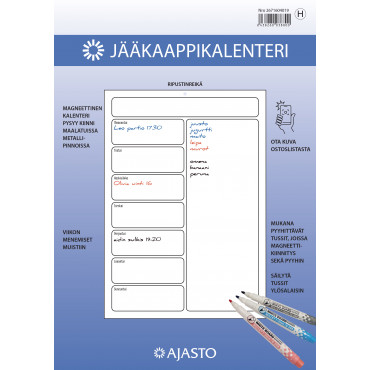 Jääkaappikalenteri | Rauman Konttoripalvelu Oy