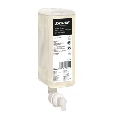 Katrin Vaahtosaippua Neutral 1000 ml 3136 (6) | Rauman Konttoripalvelu Oy