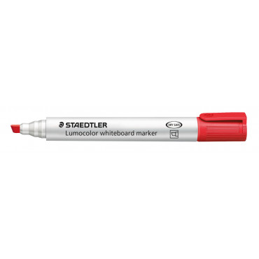 Staedtler Lumocolor 351B valkotaulukynä punainen 2-5 mm viisto | Rauman Konttoripalvelu Oy