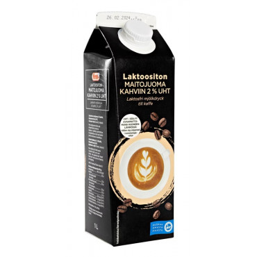 Menu maitojuoma kahviin 2 % 1 L UHT lton | Rauman Konttoripalvelu Oy