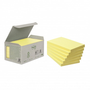 Post-it 655 ekologinen viestilappu keltainen 127 x 76 mm (6) | Rauman Konttoripalvelu Oy