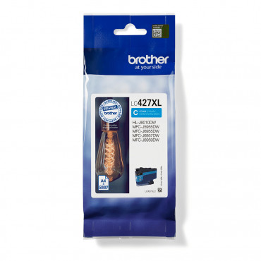 Brother LC427XLC sininen mustekasetti - 5000 sivua | Rauman Konttoripalvelu Oy
