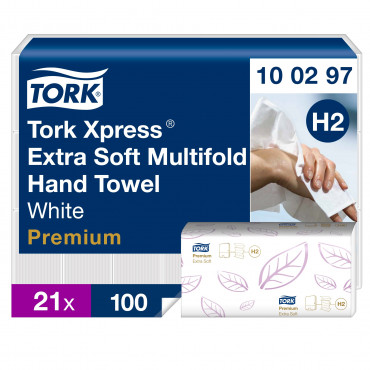 Tork Xpress Extra Soft ketjutaitettu käsipyyhe H2 | Rauman Konttoripalvelu Oy